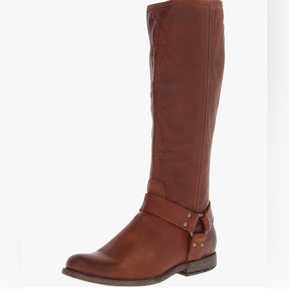 FRYE Women's Phillip Harness Tall Wide-Calf Boot